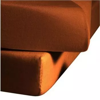 Простыня трикотажная Fleuresse Mako Jenny C цвет чили 4071 размер: 100х200 см