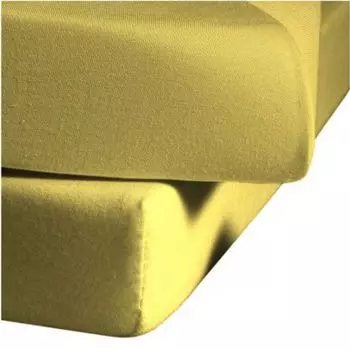 Простыня трикотажная Fleuresse Mako Jenny C цвет желтый 2006 г. размер: 100х200 см