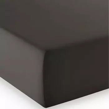Простыня трикотажная Fleuresse Mako комфорт цвет эспрессо 8031 размер: 180 х 200 см