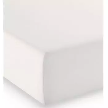 Простыня трикотажная Fleuresse Mako комфорт цвет натуральный белый 1109 размер: 200 x 200 см