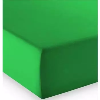 Простыня трикотажная Fleuresse Mako комфорт цвет травянистый 7048 размер: 180x200 см