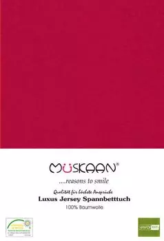 Простыня трикотажная приталенная 120х200 - 130х200 см Бордо - 100% хлопок Mskaan