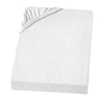 Простыня трикотажная пружинная/водяная постель из 100% хлопка белый 180-200 х 200 см Carpe Sonno