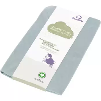 Простыня Trumeland «на подгонке», изготовлена из натурального хлопка, цвет mint