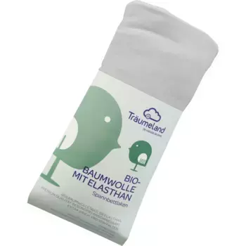 Простыня Trumeland «Простынь из органического хлопка» с эластаном, цвет hellgrau