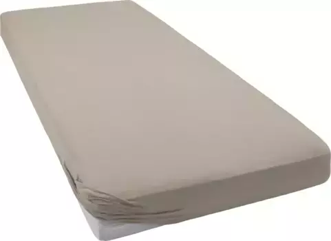 Простыня Вellana "Mako-Jersey" хлопковая 120-130х200 см, 1 шт., серо-коричневый