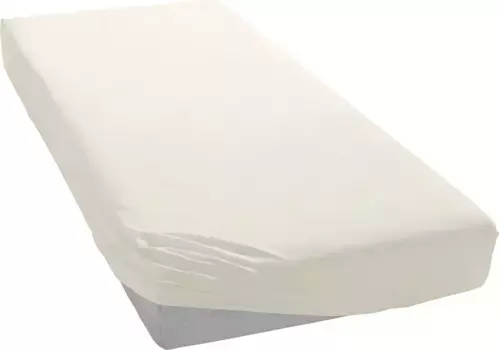 Простыня Вellana "Mako-Jersey" хлопковая 120-130х200 см, 1 шт., цвет schnee