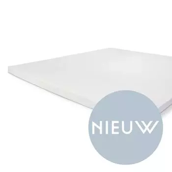 Простыня Walra из хрустящего хлопка белого цвета - 160x200 см