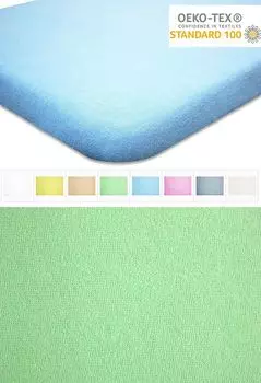 Простыня водонепроницаемая, 80x160 см, БЛЕДНО-СЕЛАДОНОВАЯ, ЗЕЛЕНАЯ, детская кровать, защита от недержания, наматрасник, защита матраса Timex-Pol