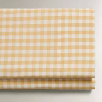 Простыня Zara Home Check, желтый