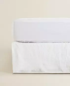Простыня Zara Home Faded Linen Valance, белый