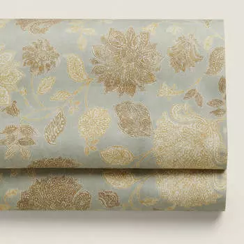 Простыня Zara Home Satin With Floral Print