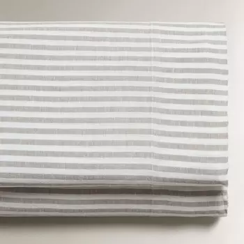 Простыня Zara Home Thin Stripes, серый