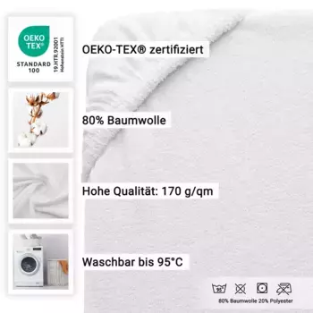 Простыня Zollner, белый