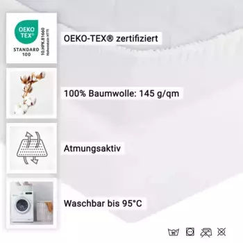 Простыня Zollner, белый