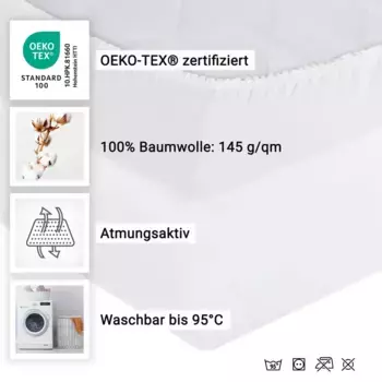 Простыня Zollner, белый