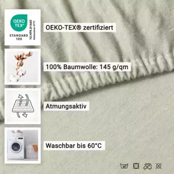 Простыня Zollner, светло-серый