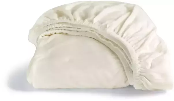 Простыня Золушка "двойной трикотаж", без глажки и узлов, высотой до 25см Cinderella 120х200-220 см, 1 шт., слоновая кость