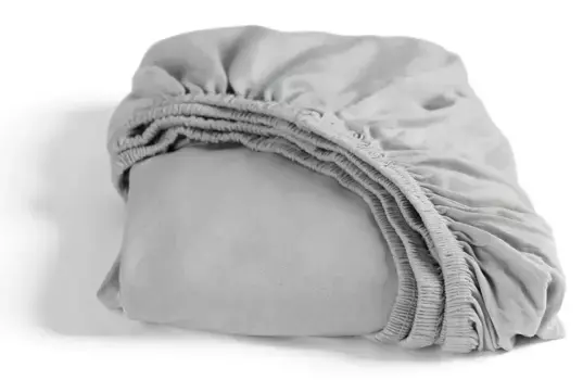 Простыня "Золушка" "Джерси", без глажки и узлов, высотой до 35 см Cinderella 160х200-210 см, 1 шт., светло-серый