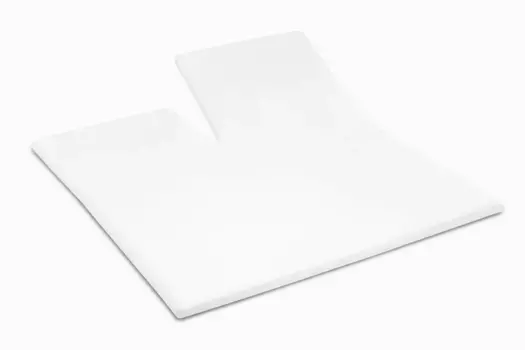 Простыня "Золушка" "Jersey Split", для топперов, высота матраса до 15 см Cinderella 160х200-210 см, 1 шт., белый