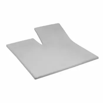 Простыня "Золушка" "Jersey Split", для топперов, высота матраса до 15 см Cinderella 180х200-210 см, 1 шт., светло-серый