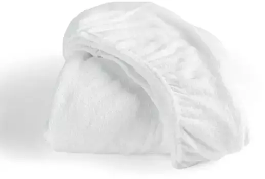 Простыня "Золушка" "махровая", не гладкая и не спутывается Cinderella 160х200-210 см, 1 шт., белый