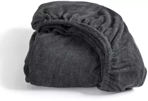 Простыня "Золушка" "махровая", не гладкая и не спутывается Cinderella 70х200-210 см, 1 шт., цвет anthrazit