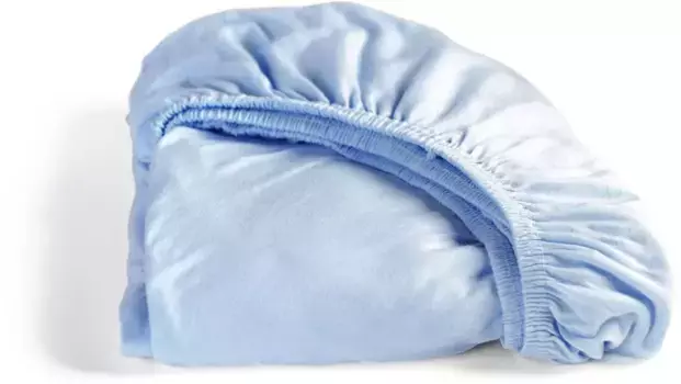 Простыня "Золушка" на подгонке "Джерси", без глажки и узлов, высотой до 25 см Cinderella 180х200-220 см, 1 шт., цвет softblau