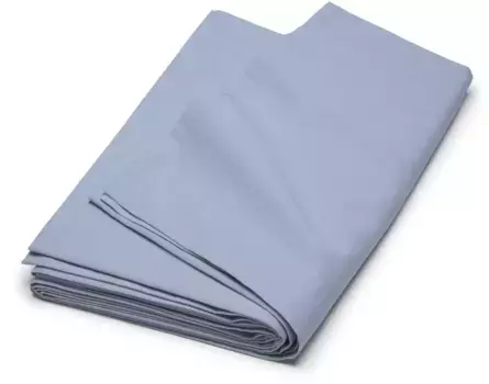 Простыня Золушка "Полотенце домашнее Renforce", без резинки Cinderella 240х260 см, 1 шт., светло-синий