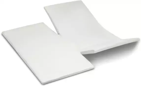 Простыня "Золушка" " Простынь на подкладке для двойных топперов (до 15 см) ", приятная на ощупь Cinderella 180х200 см, 1 шт., слоновая кость