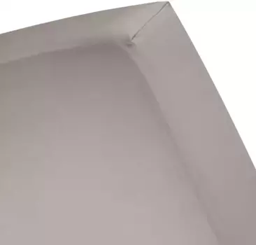 Простыня Золушка "Sundays Satin" на рост 25 см, на резинке по всему периметру Cinderella 90х220 см, 1 шт., серо-коричневый