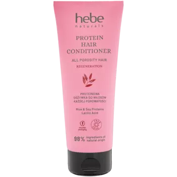 Протеиновый кондиционер для волос любой пористости Hebe Naturals, 200 мл
