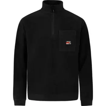 Protest Мужская флисовая кофта Prtpaxton 1/4 с застежкой-молнией, чёрный