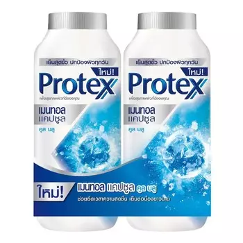 Protex Тальк с ментолом, капсулы Cool Blue, 280 г, двойная упаковка, Blue