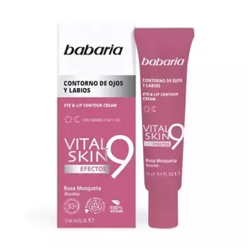 Против морщин вокруг глаз и губ Vital Skin 9 Contorno De Ojos Y Ojos Babaria, 15 ml