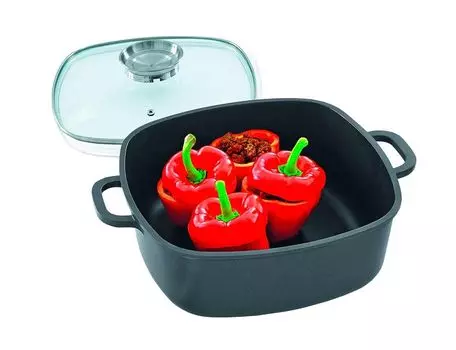 Противень - черный - литой алюминий - 28 x 28 см HPI Home Product Import GmbH