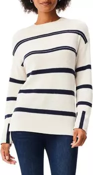 Противоположности притягивают свитер NIC+ZOE, цвет Cream Multi