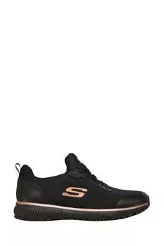 Противоскользящие спортивные кроссовки Squad Skechers, черный
