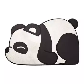 Противоскользящий коврик для ванной комнаты, очень мягкий диатомит, супервпитывающий декоративный напольный ковер, товары для дома, черный и белый, размеры: 40 x 60 см Stuttg, мультиколор