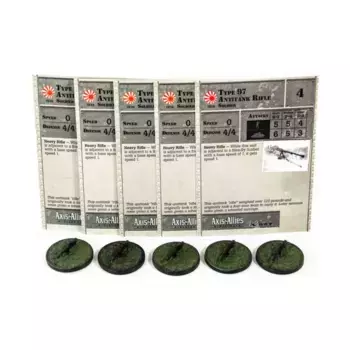 Противотанковое ружье Тип 97 (C) x5, Axis & Allies - Collectible Miniatures Game - Reserves Singles