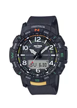 Протрек prt-b50-1dr силиконовые мужские наручные часы Casio, мультиколор
