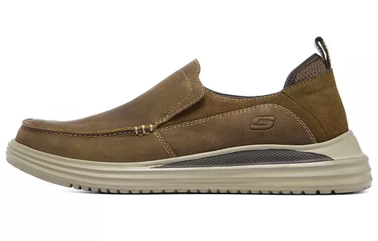 Proven Men"s Casual Men Low-top Темно-коричневый Skechers