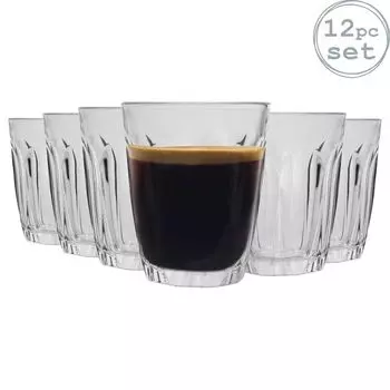 Прованс - стаканы - подходят как рюмки или стаканы для эспрессо - 90 мл - 12 шт Duralex