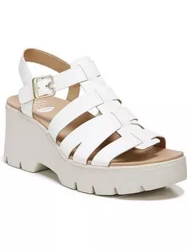 Проверьте это женские босоножки на танкетке с ремешком на щиколотке Dr. Scholl's Shoes, белый