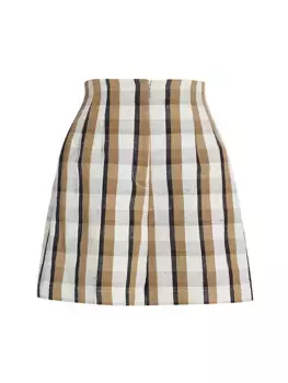 Проверьте шорты с высокой посадкой Lela Rose, мультиколор