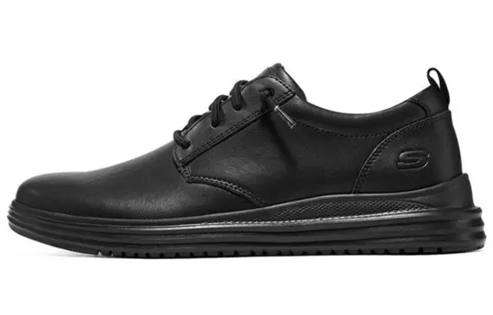 Проверенная мужская обувь Lifestyle с низким верхом, черного цвета Skechers