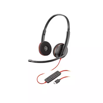 Проводная гарнитура Plantronics Poly С3220-C, черный