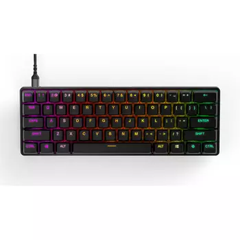 Проводная игровая клавиатура SteelSeries Apex Pro Mini (60%), черный