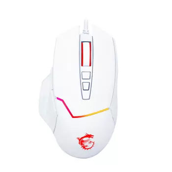 Проводная игровая мышь MSI Clutch GM20 V2, белый