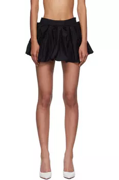 Проводная микро-юбка-шорты Pushbutton, цвет bk